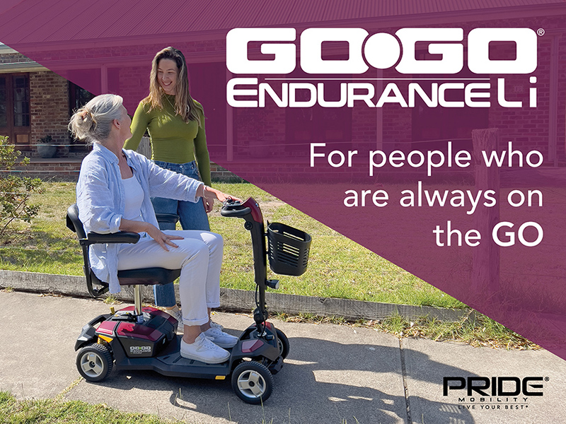 Pride GoGo Endurance Li (4-Wheel) - Mobility1st